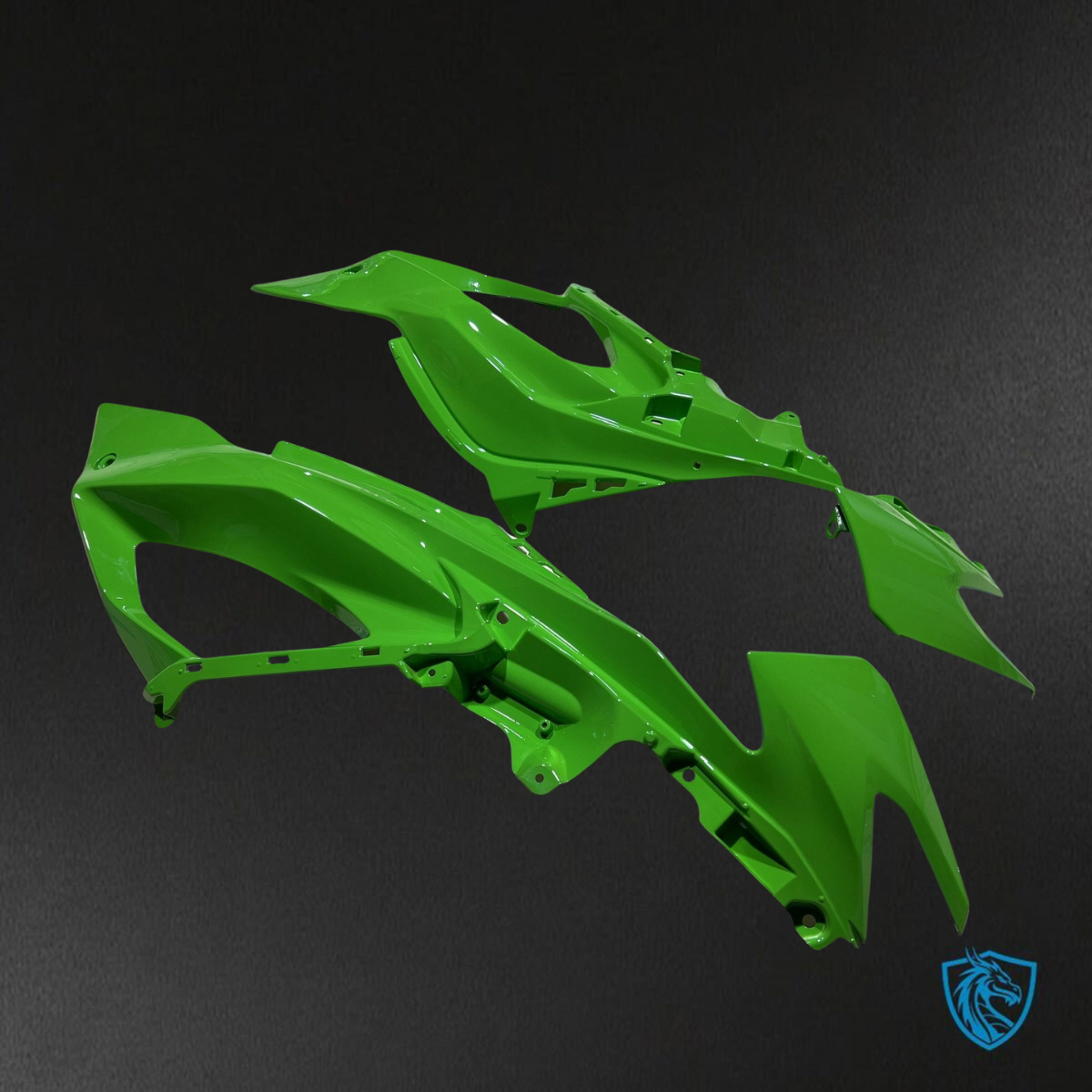 Kawasaki ZX-6R ZX636 (2019-2020) Glossy Green & Black ABS Bodywork - Fairings Kit