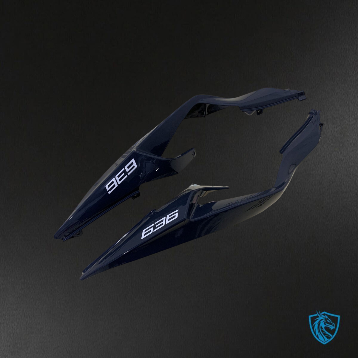Kawasaki ZX-6R ZX636 (2019–2020) Black & Blue - Replacement Motorcycle Fairings Kit