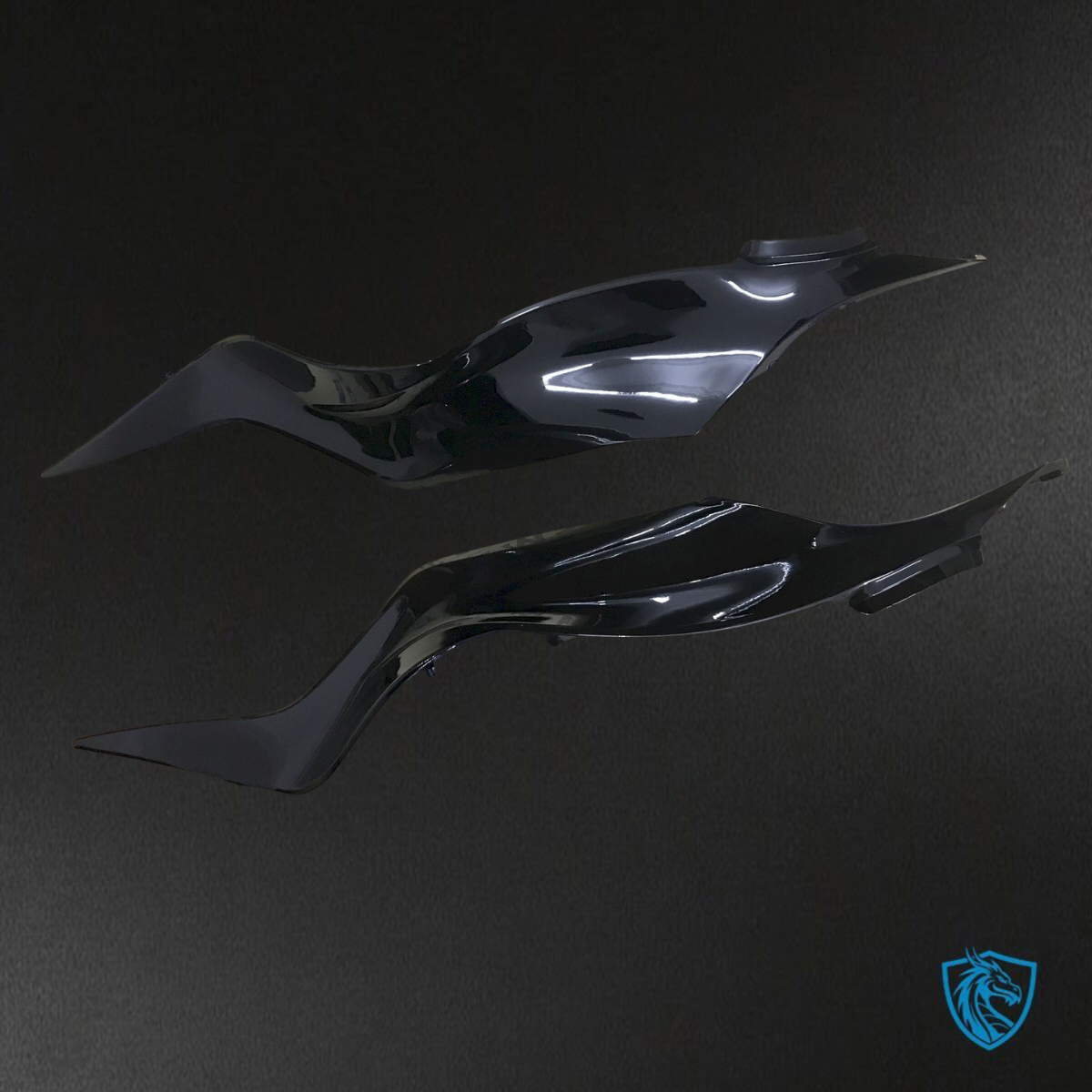 Kawasaki ZX-6R ZX636 (2019-2020) Black & Blue Monster - Custom ABS Fairing Kit