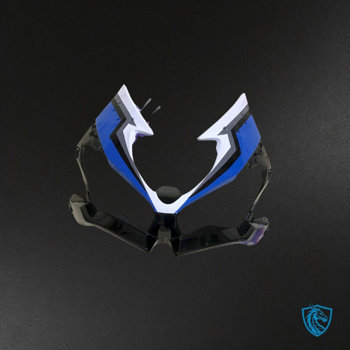 Kawasaki ZX-6R ZX636 (2019-2020) Black & Blue Monster - Custom ABS Fairing Kit