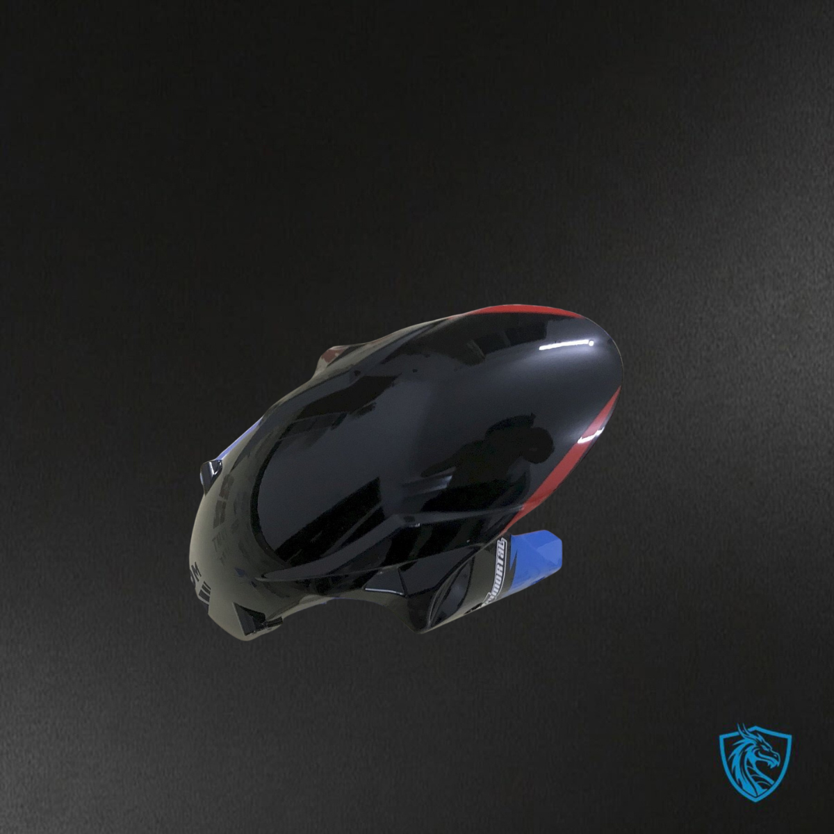 Kawasaki ZX-6R ZX636 (2019-2020) Black & Blue Monster - Custom ABS Fairing Kit