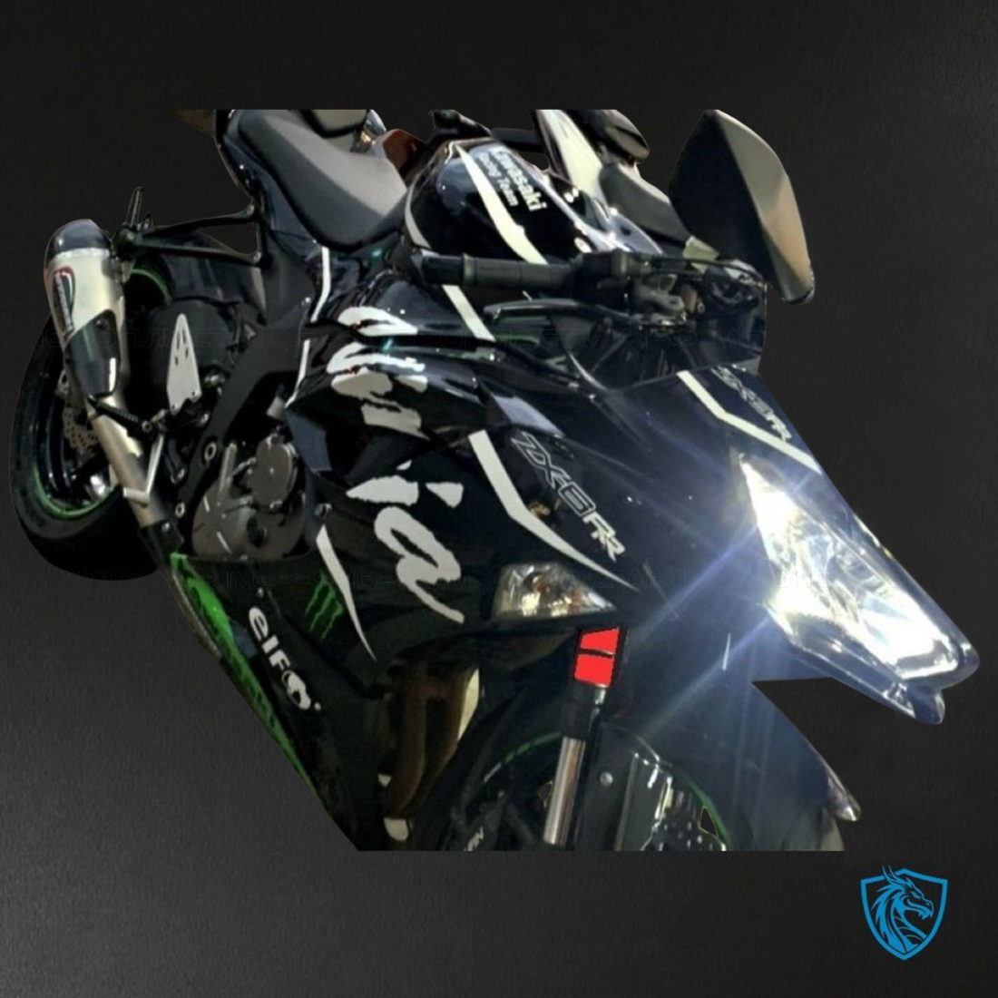 Kawasaki ZX-6R ZX636 (2019-2020) Black Monster ABS Bodywork - Fairings Kit