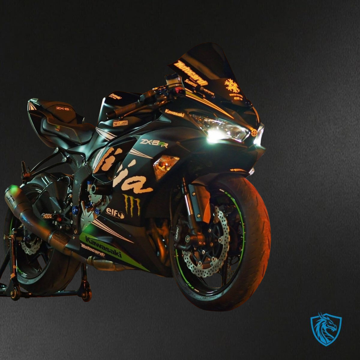 Kawasaki ZX-6R ZX636 (2019-2020) Black Monster ABS Bodywork - Fairings Kit