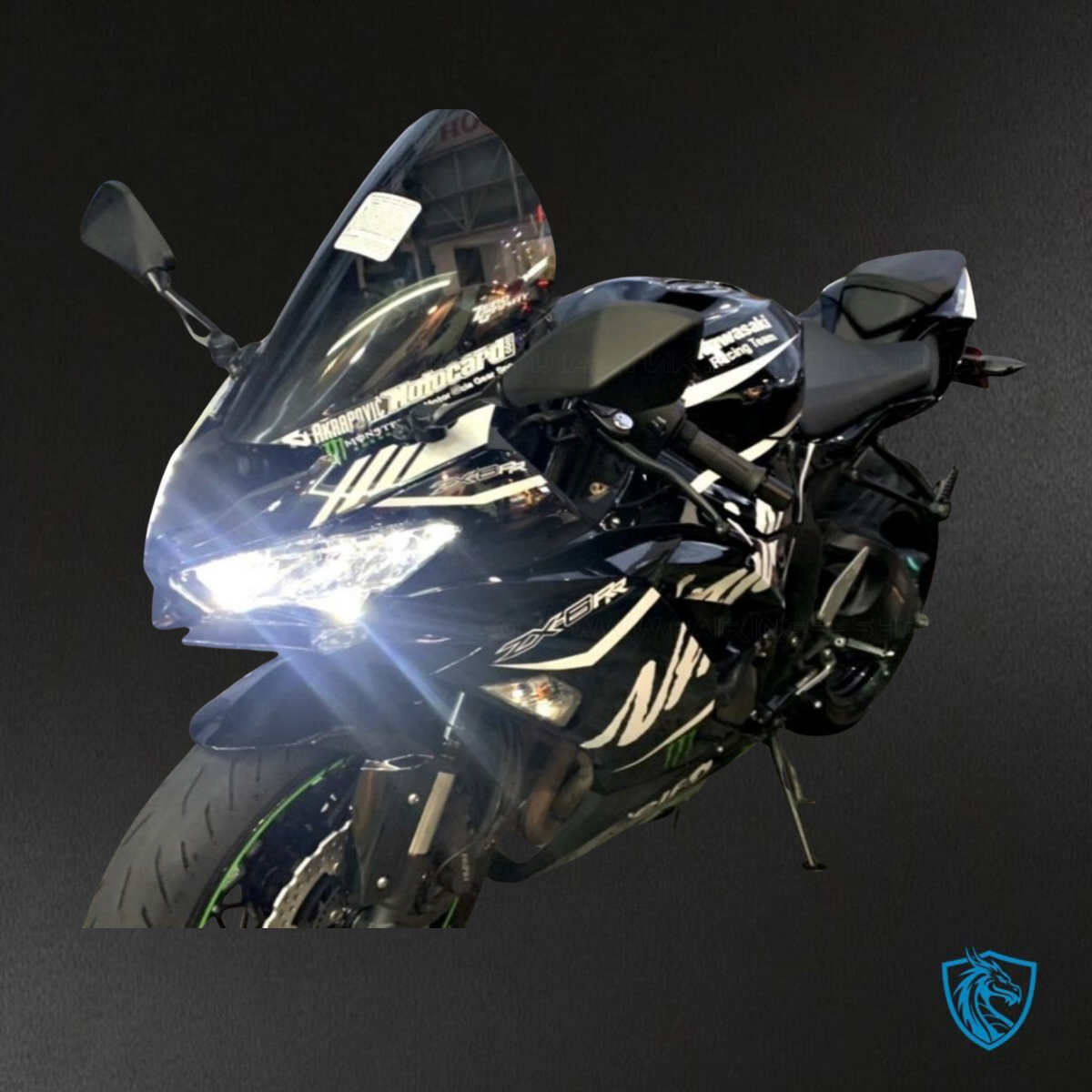 Kawasaki ZX-6R ZX636 (2019-2020) Black Monster ABS Bodywork - Fairings Kit