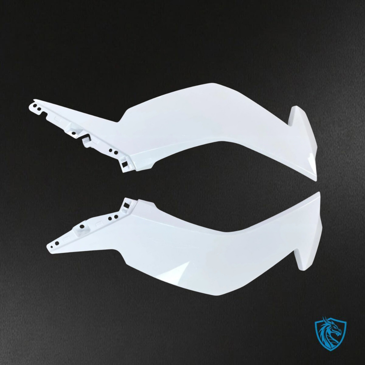 Kawasaki ZX-6R ZX636 (2023–2024) Glossy White - Custom ABS Fairing Kit