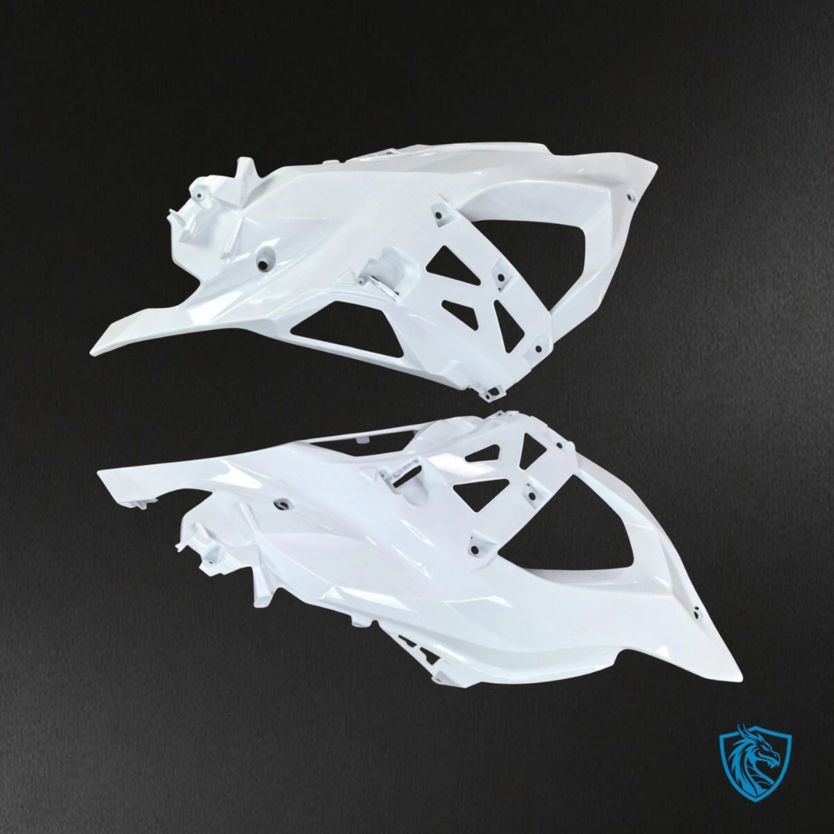 Kawasaki ZX-6R ZX636 (2023–2024) Glossy White - Custom ABS Fairing Kit