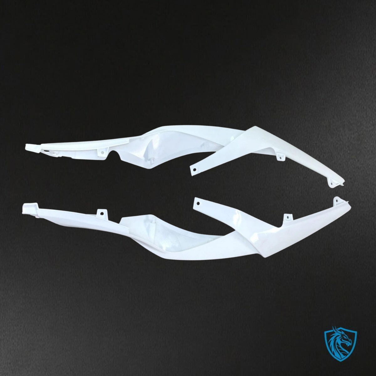 Kawasaki ZX-6R ZX636 (2023–2024) Glossy White - Custom ABS Fairing Kit