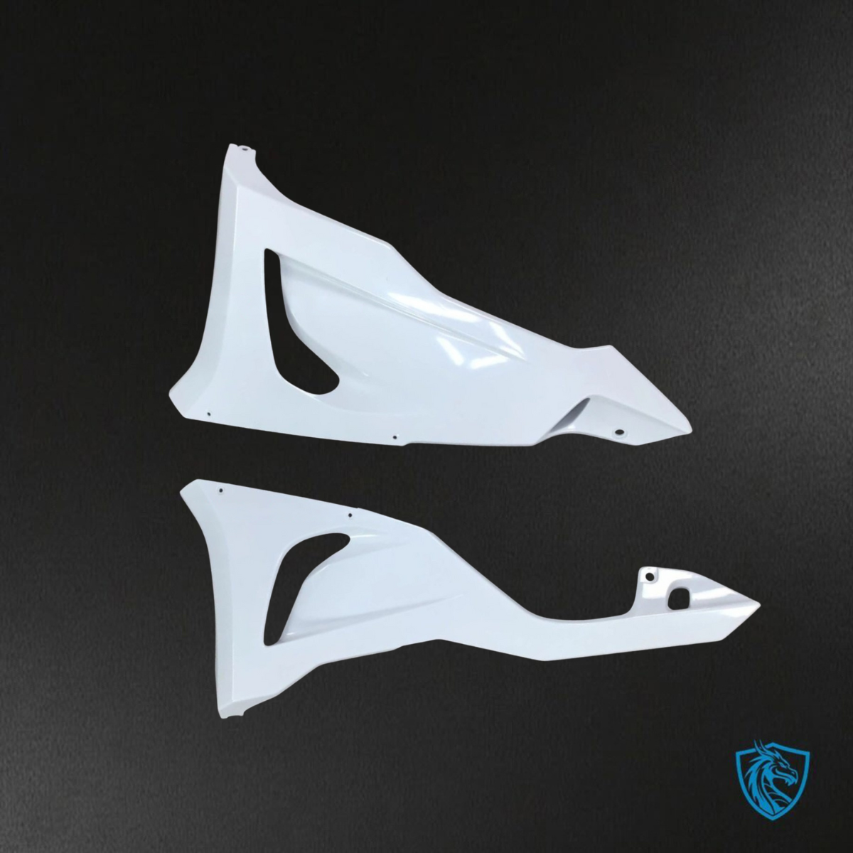 Kawasaki ZX-6R ZX636 (2023–2024) Glossy White - Custom ABS Fairing Kit