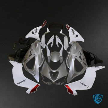 Kawasaki ZX-6R ZX636 (2023–2024) White & Gray Logo - Replacement Motorcycle Fairings Kit
