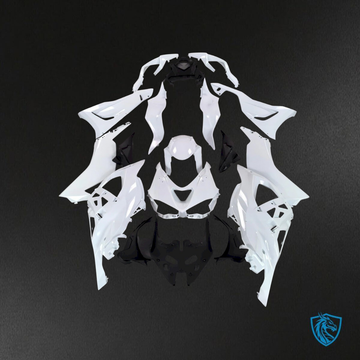 Kawasaki ZX-6R ZX636 (2023–2024) Glossy White - Custom ABS Fairing Kit
