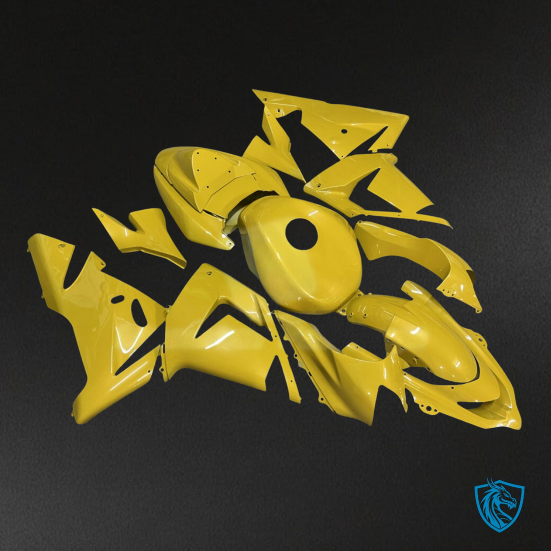Kawasaki ZX10R (2004-2005) Gloss Yellow - MERGEment Motorcycle Fairings Kit