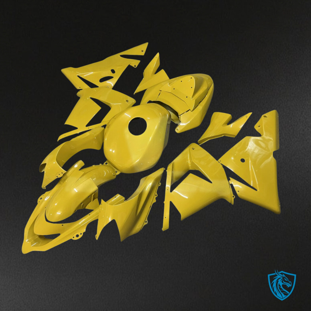 Kawasaki ZX10R (2004-2005) Gloss Yellow - MERGEment Motorcycle Fairings Kit