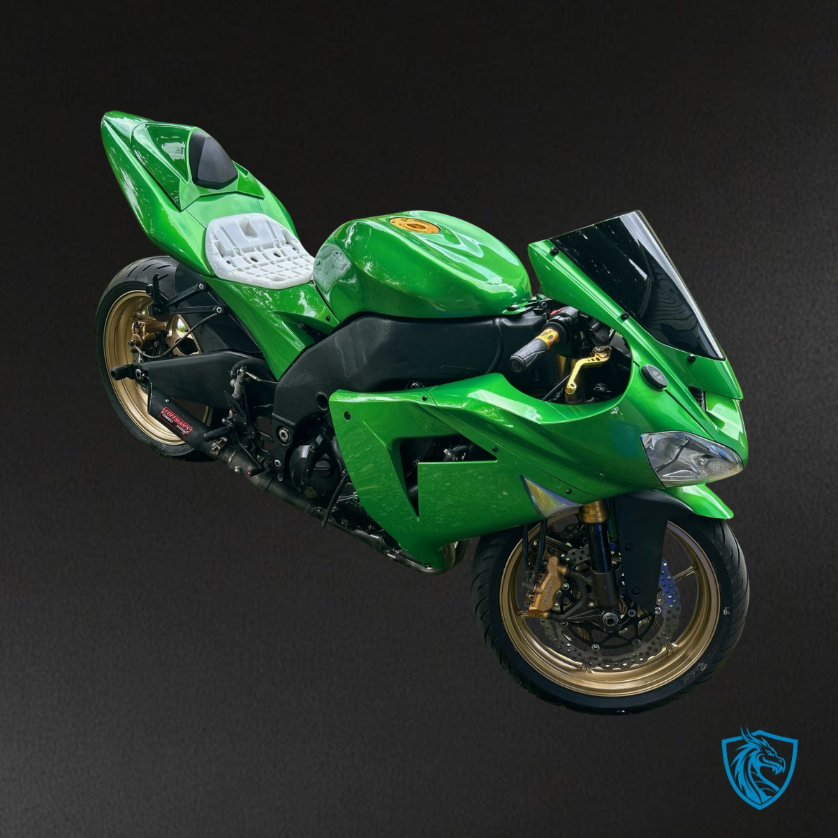 Kawasaki ZX10R (2004-2005) Gloss Green Fairing Kit - Aftermarket ABS Bodywork