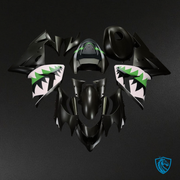 Shark Black, White & Green