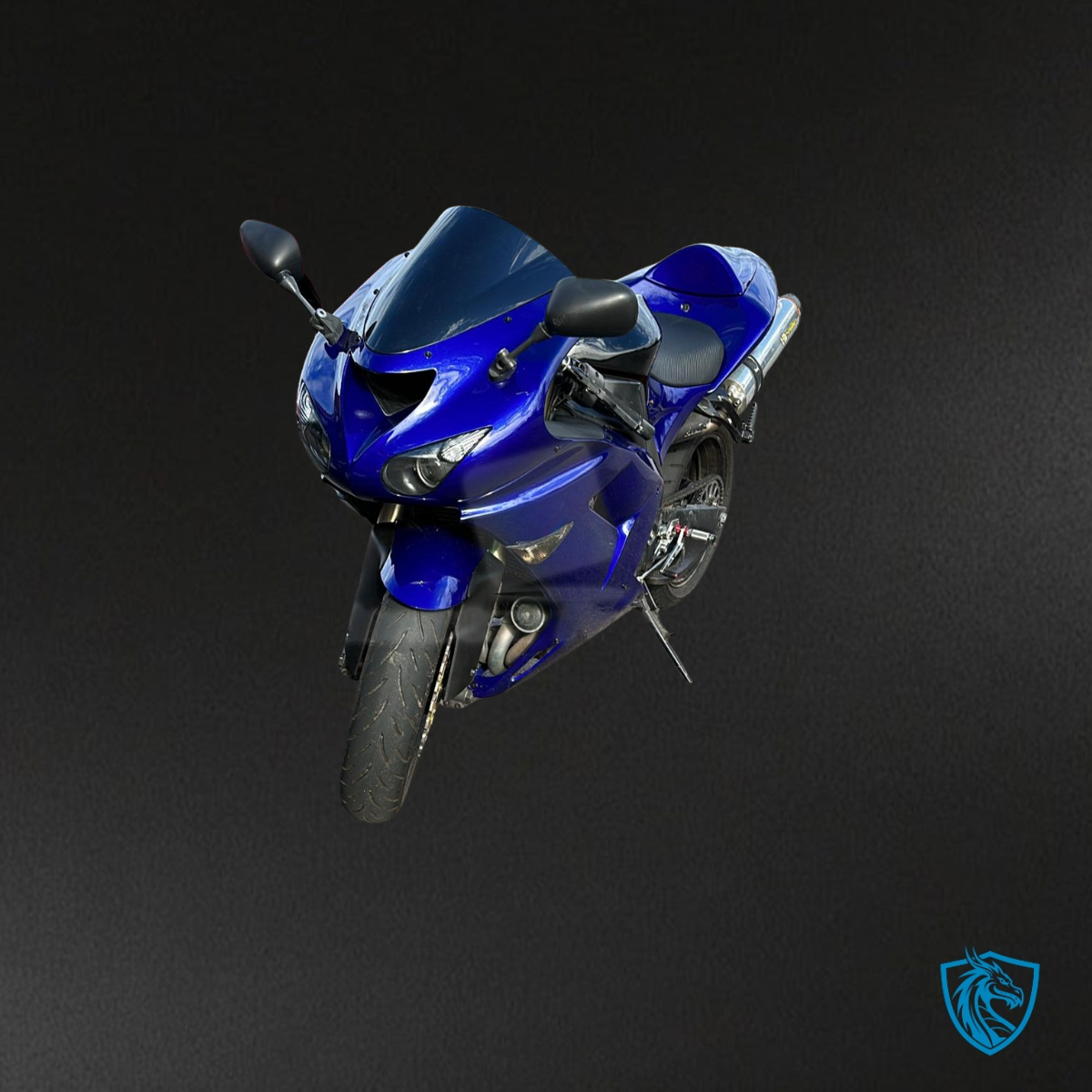 Kawasaki ZX10R (2006-2007) Blue & Black - MERGEment Motorcycle Fairings Kit
