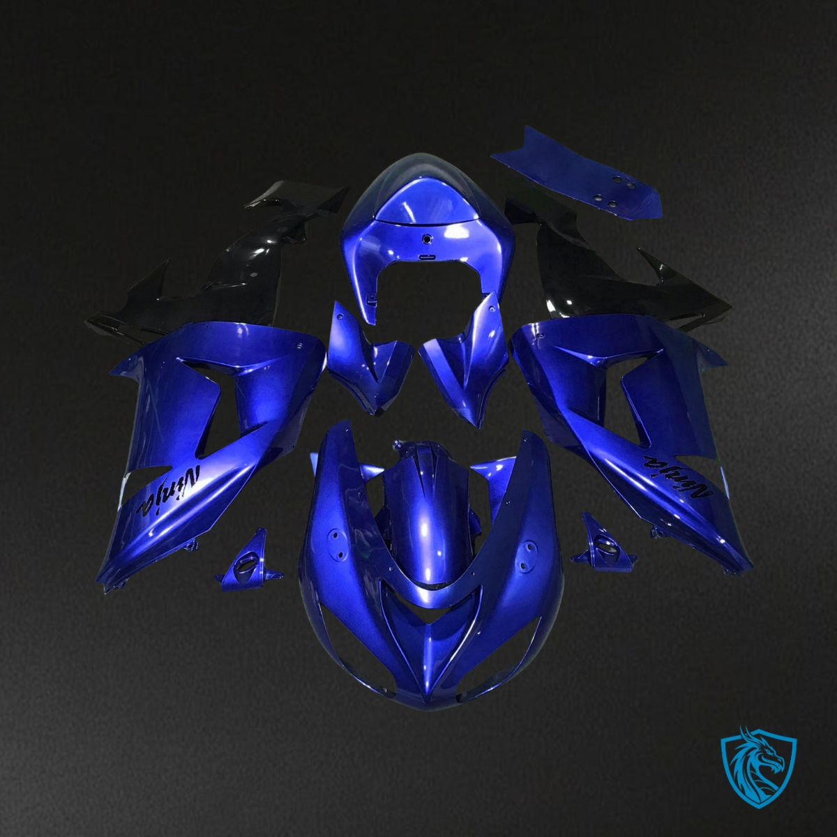 Kawasaki ZX10R (2006-2007) Gloss Blue Fairing Kit | ABS Bodywork