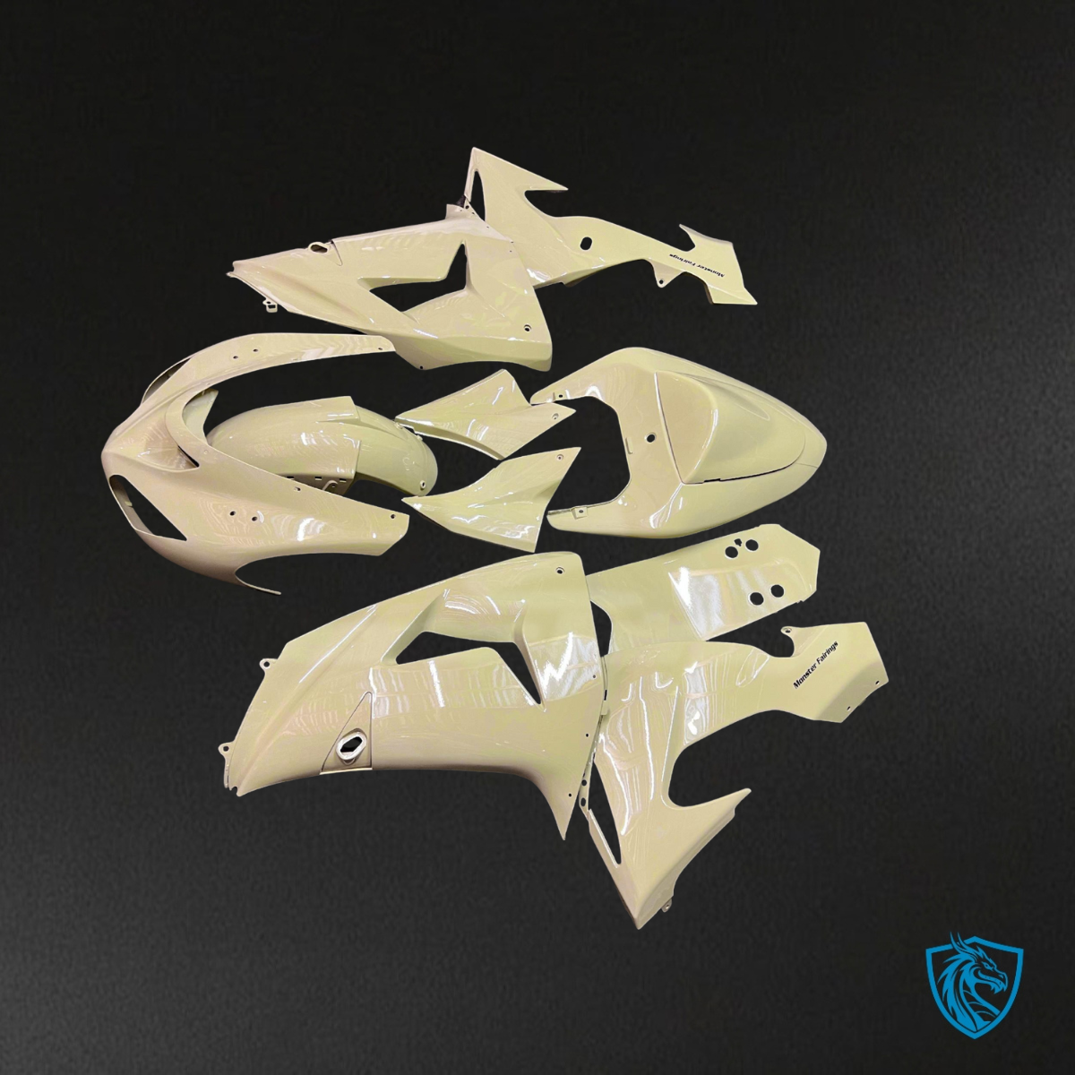 Kawasaki ZX10R (2006-2007) Gloss Beige Fairing Kit | ABS Bodywork