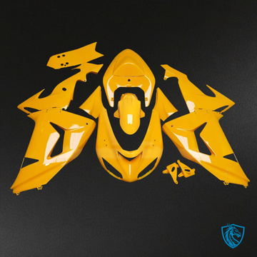 Kawasaki ZX10R (2006-2007) Gloss Yellow Plain - MERGEment Motorcycle Fairings Kit
