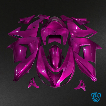 Kawasaki ZX10R (2006-2007) Hot Pink Plain Fairing Kit | ABS Bodywork