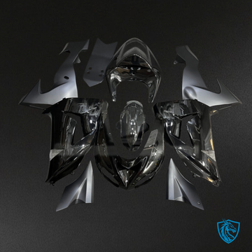 Kawasaki ZX10R (2006-2007) Gloss Black & Silver Fairing Kit | ABS Bodywork
