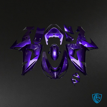 Kawasaki ZX10R (2006-2007) Purple Plain - MERGEment Motorcycle Fairings Kit