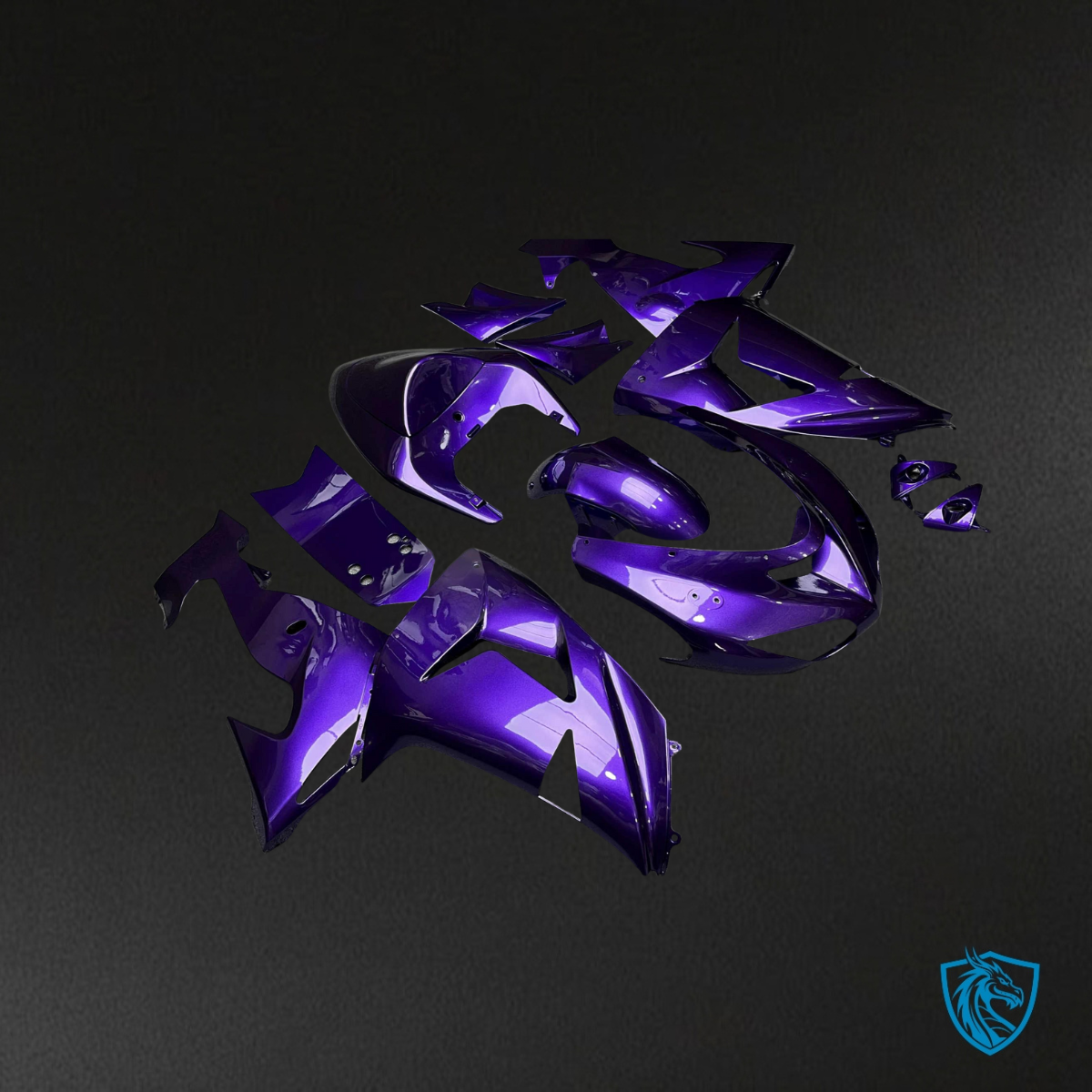 Kawasaki ZX10R (2006-2007) Purple Plain - MERGEment Motorcycle Fairings Kit