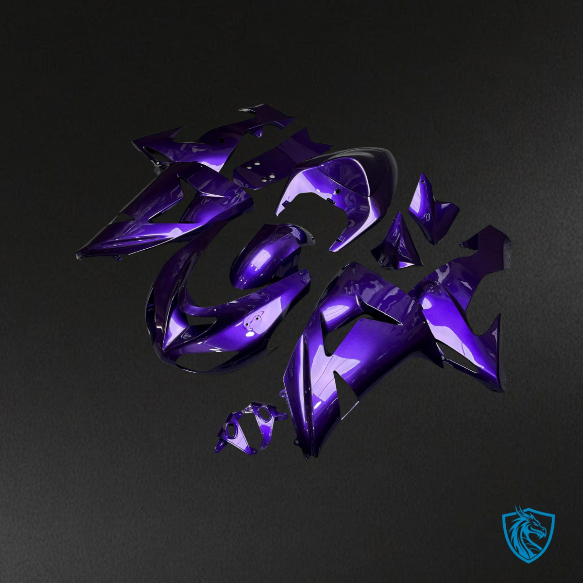 Kawasaki ZX10R (2006-2007) Purple Plain - MERGEment Motorcycle Fairings Kit