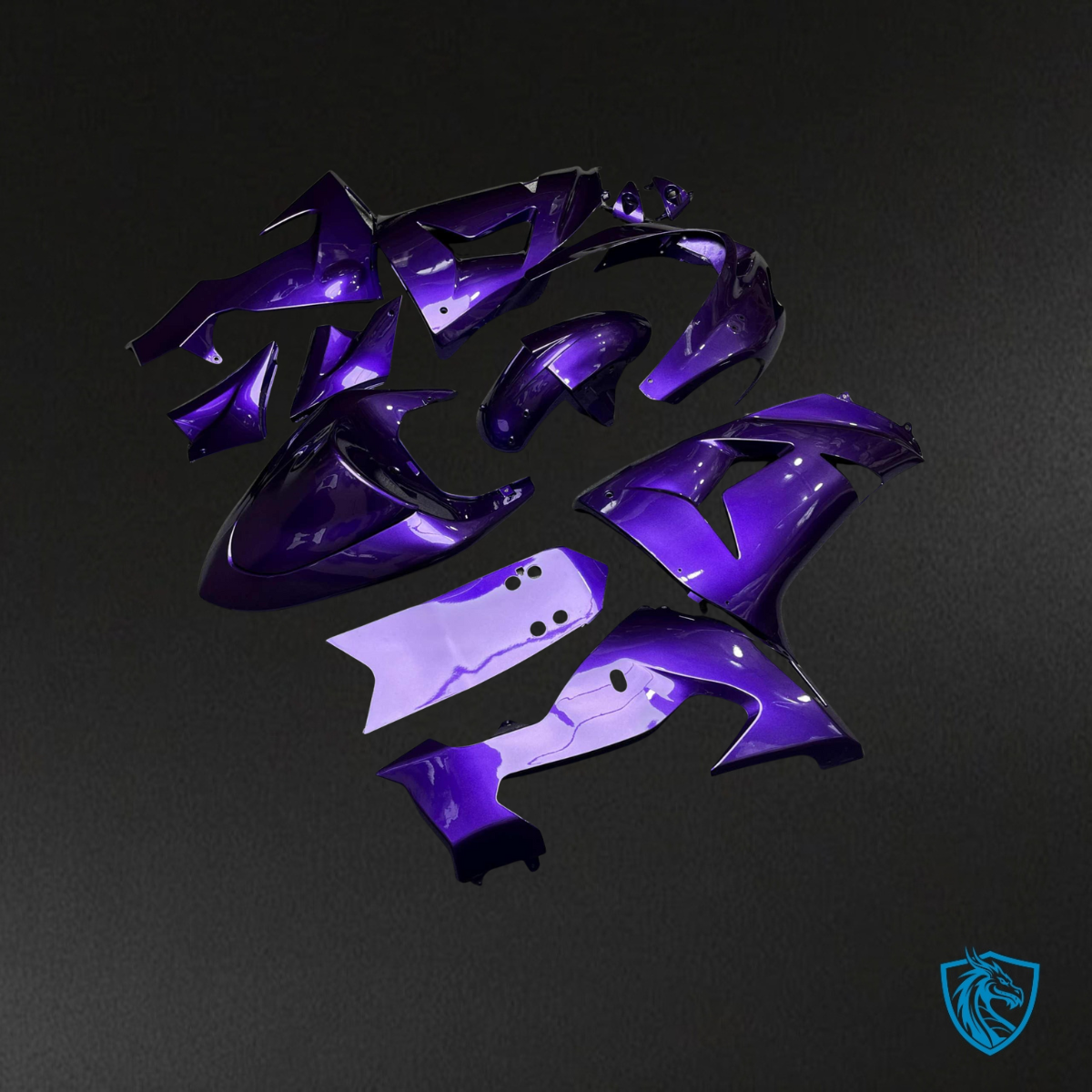 Kawasaki ZX10R (2006-2007) Purple Plain - MERGEment Motorcycle Fairings Kit