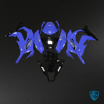 Kawasaki ZX10R (2011-2015) Gloss Blue & Black Fairing Kit | ABS Bodywork