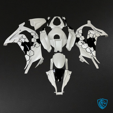 Kawasaki ZX10R (2011-2015) Pearl White & Black Fairing Kit - Aftermarket ABS Bodywork