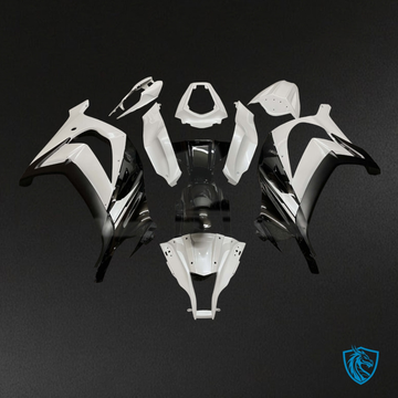 Kawasaki ZX10R (2011-2015) Pearl White & Black Fairing Kit | ABS Bodywork