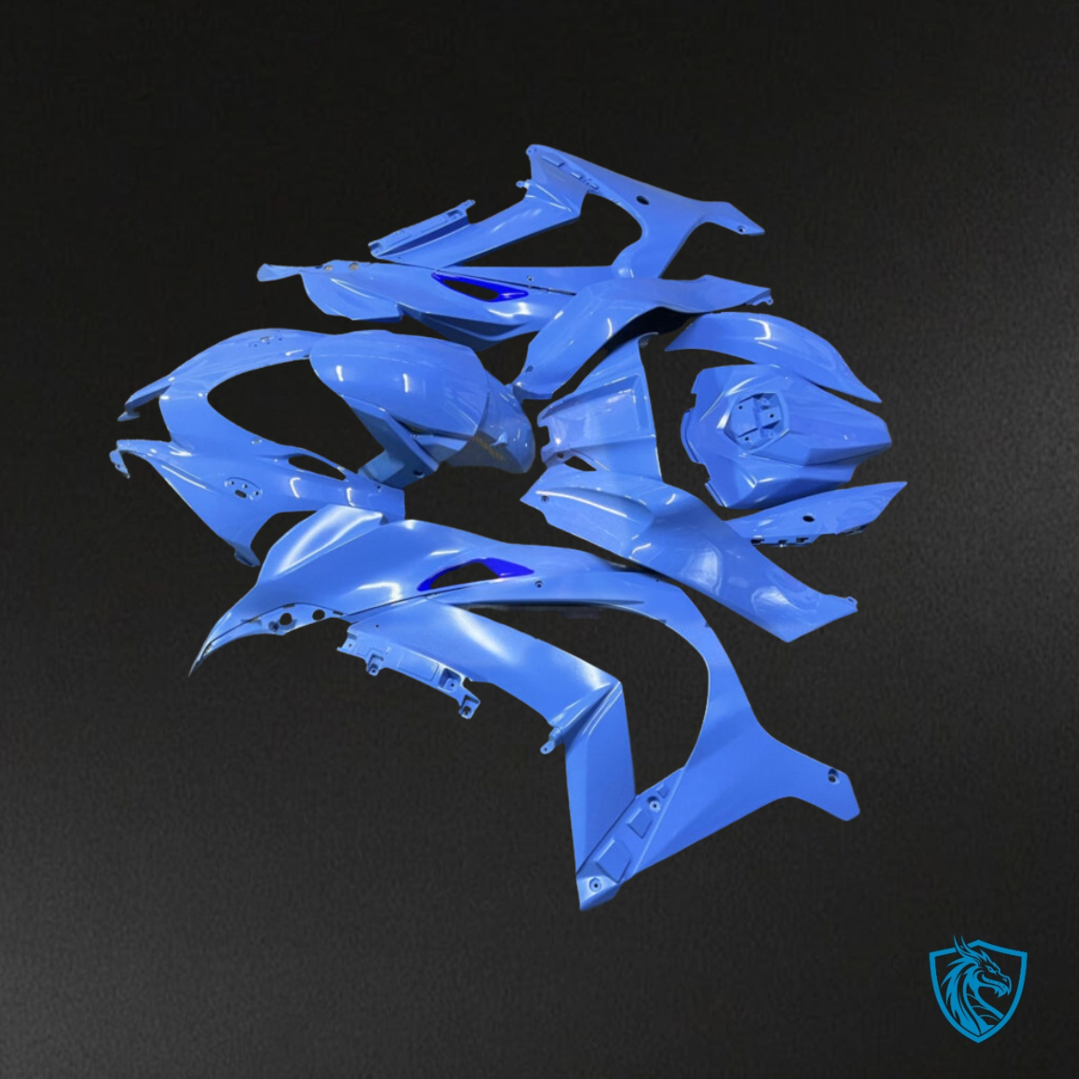Kawasaki ZX10R (2016-2020) Light Blue - Custom ABS Fairing Kit