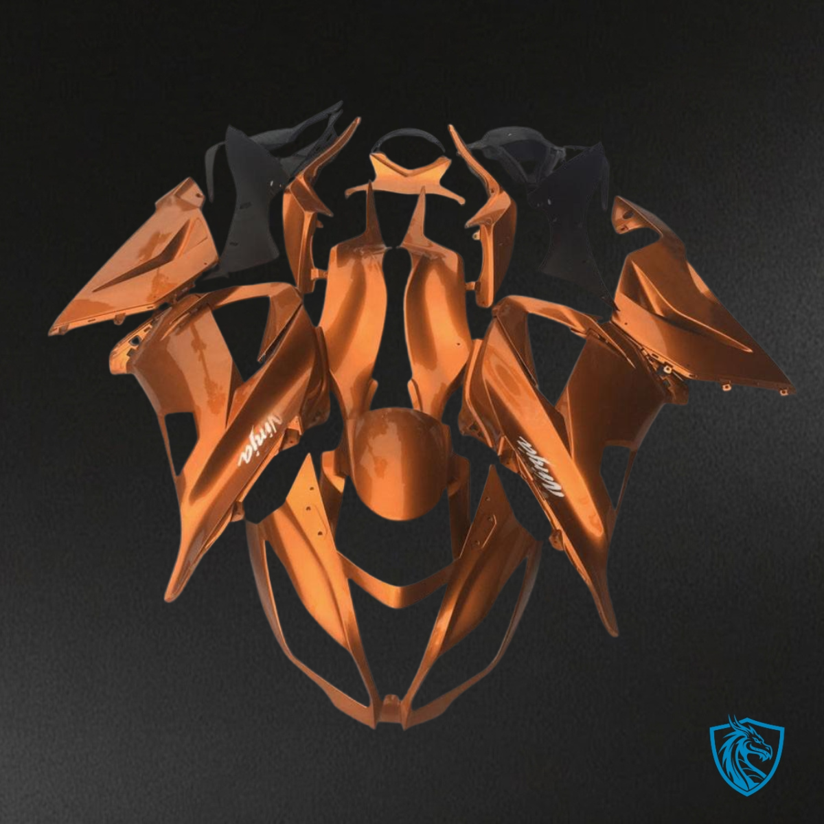Kawasaki ZX10R (2016-2020) Candy Orange & Black Fairing Kit | ABS Bodywork