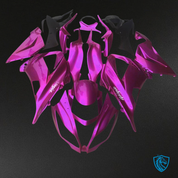 Kawasaki ZX10R (2016-2020) Gloss Pink & Black - Custom ABS Fairing Kit