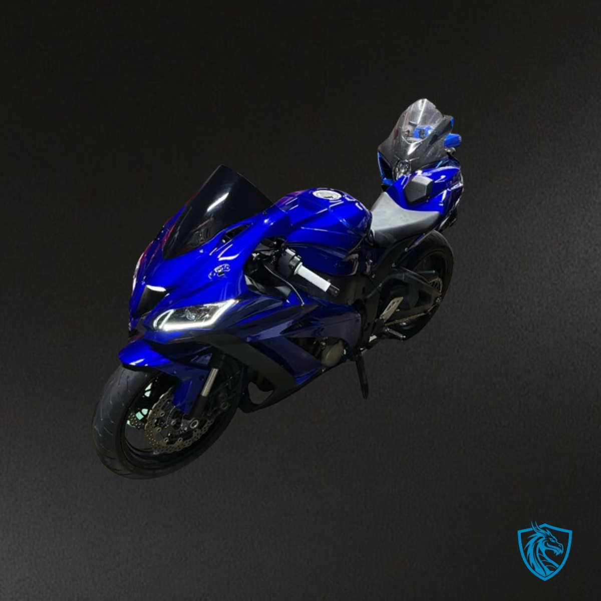 Kawasaki ZX10R (2016-2020) Gloss Candy Blue & Black - Custom ABS Fairing Kit