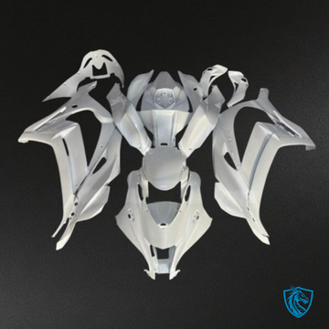 Kawasaki ZX10R (2016-2020) Gloss Full White Fairing Kit - Aftermarket ABS Bodywork