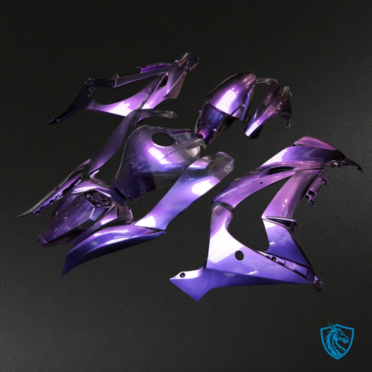Kawasaki ZX10R (2016-2020) Gloss Purple - MERGEment Motorcycle Fairings Kit