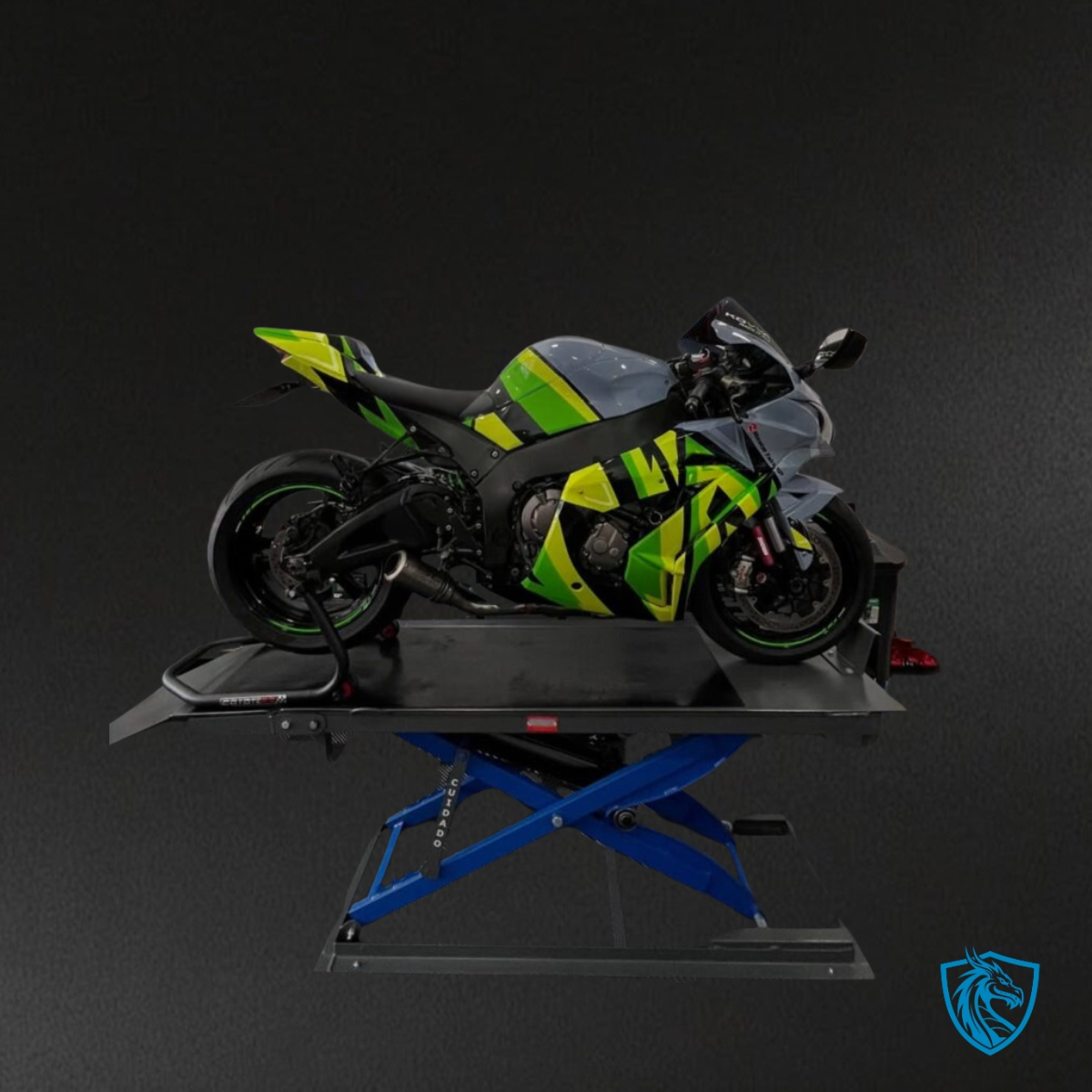 Kawasaki ZX10R (2016-2020) Gray, Yellow & Black Fairing Kit - Aftermarket ABS Bodywork
