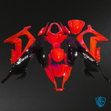 Kawasaki ZX10R (2016-2020) Gloss Red & Black - Custom ABS Fairing Kit