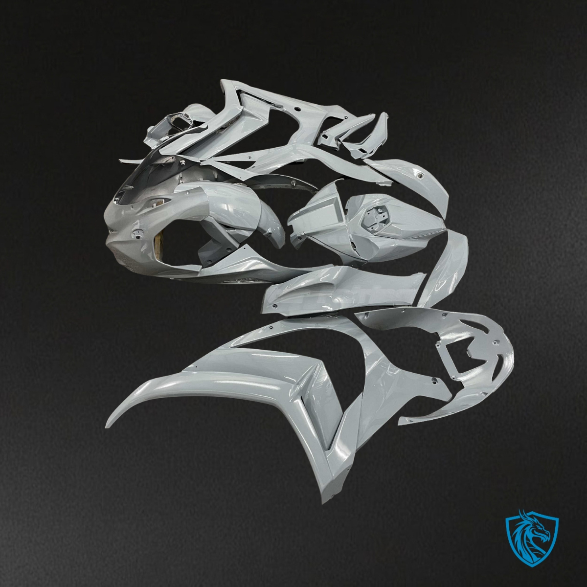 Kawasaki ZX10R (2016-2020) Nardo Grey Style Track Fairing Kit | ABS Bodywork