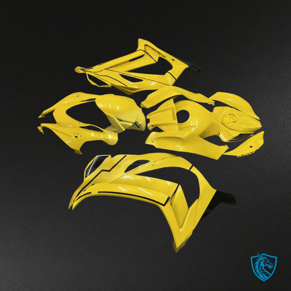 Kawasaki ZX10R (2016-2020) Pearl Yellow Flakes - MERGEment Motorcycle Fairings Kit
