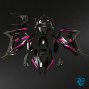 Satin Black with Pink