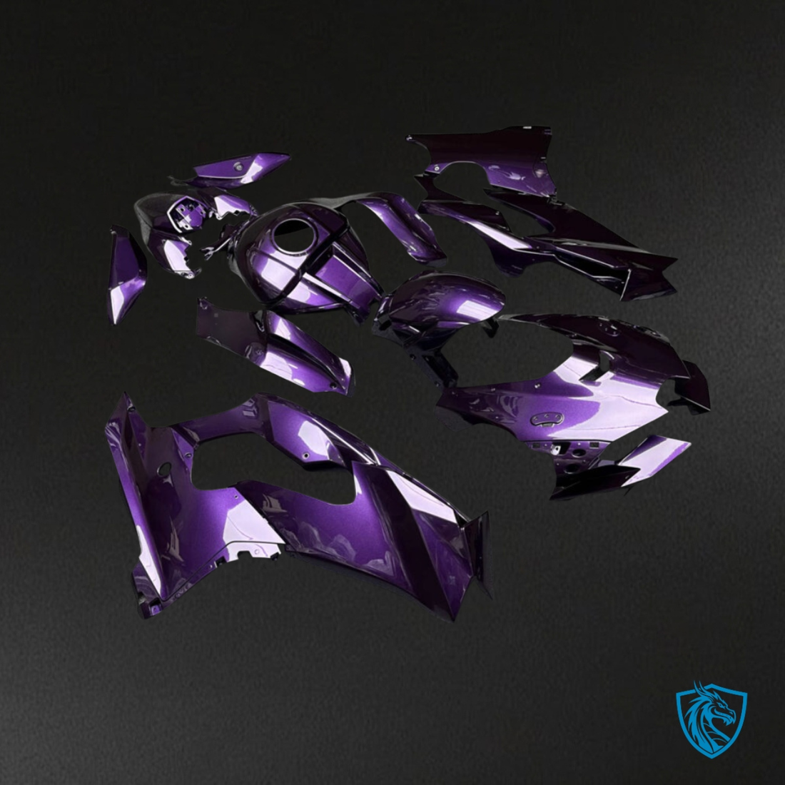 Kawasaki ZX10R (2021-2025) Gloss Purple - MERGEment Fairings Kit