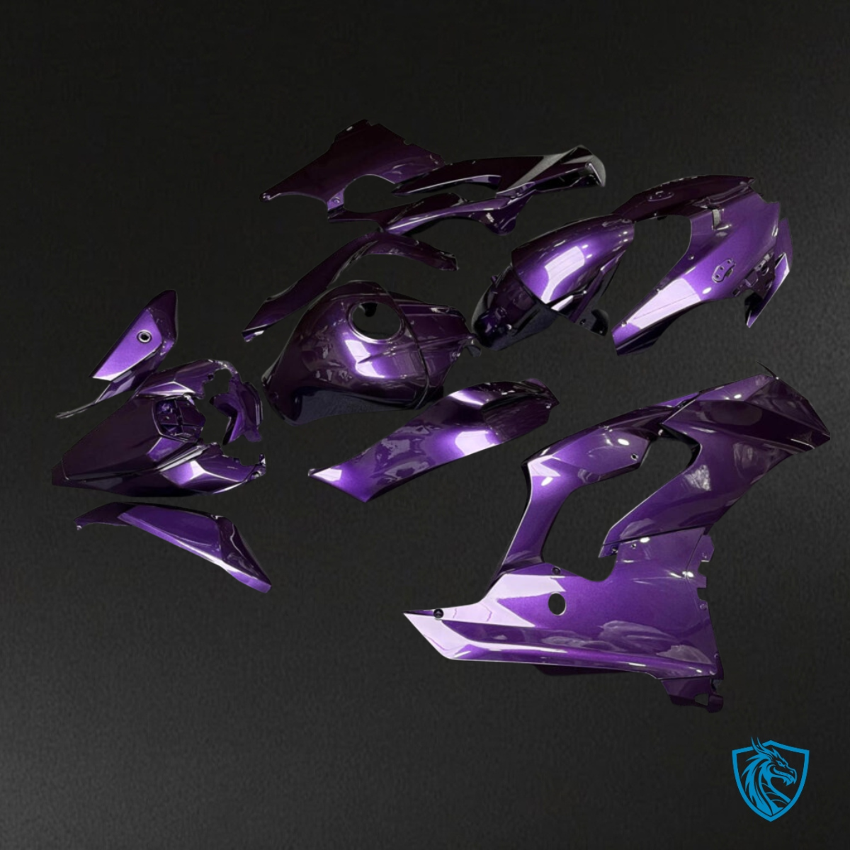 Kawasaki ZX10R (2021-2025) Gloss Purple - MERGEment Fairings Kit