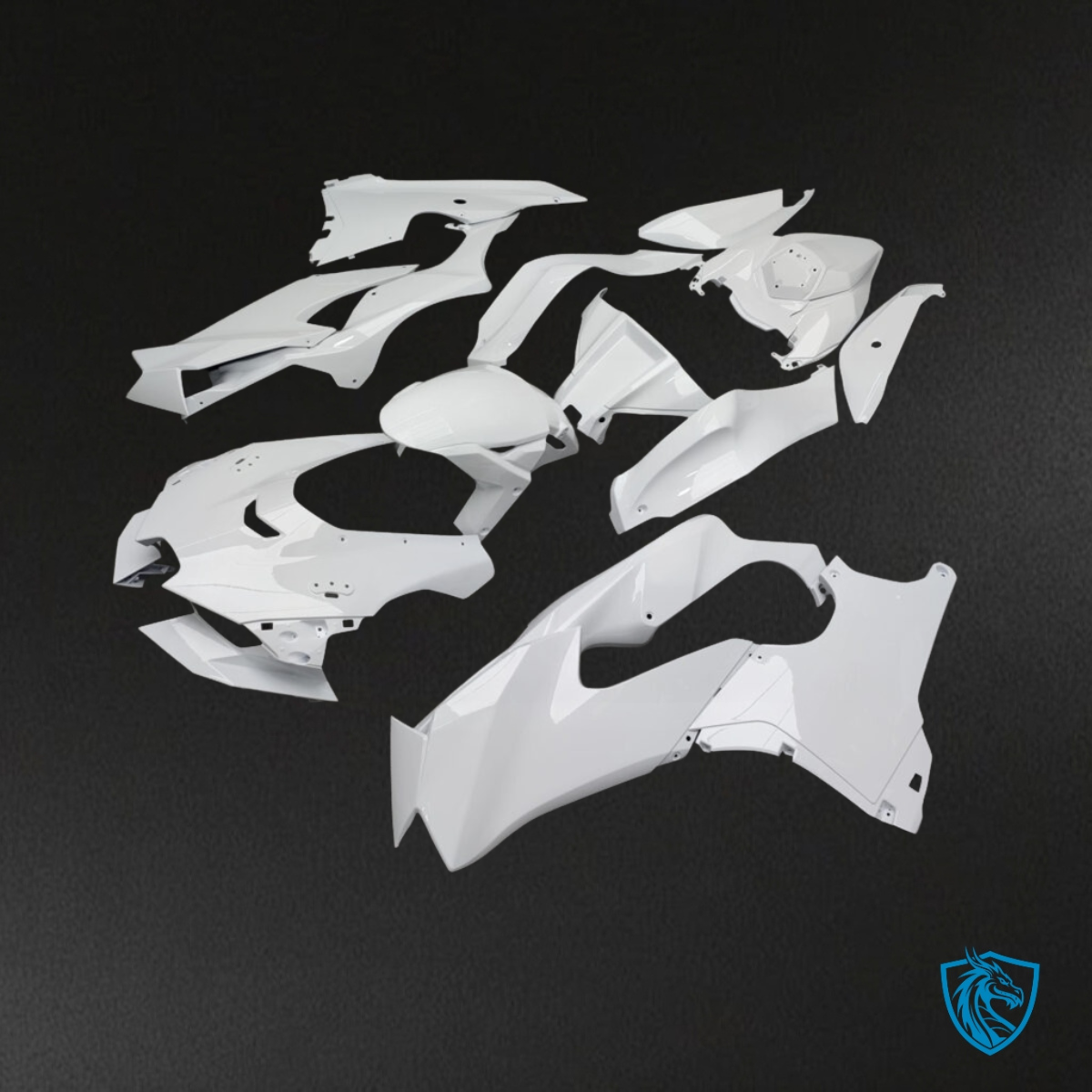Kawasaki ZX10R (2021-2025) Gloss White - Custom ABS Fairing Kit