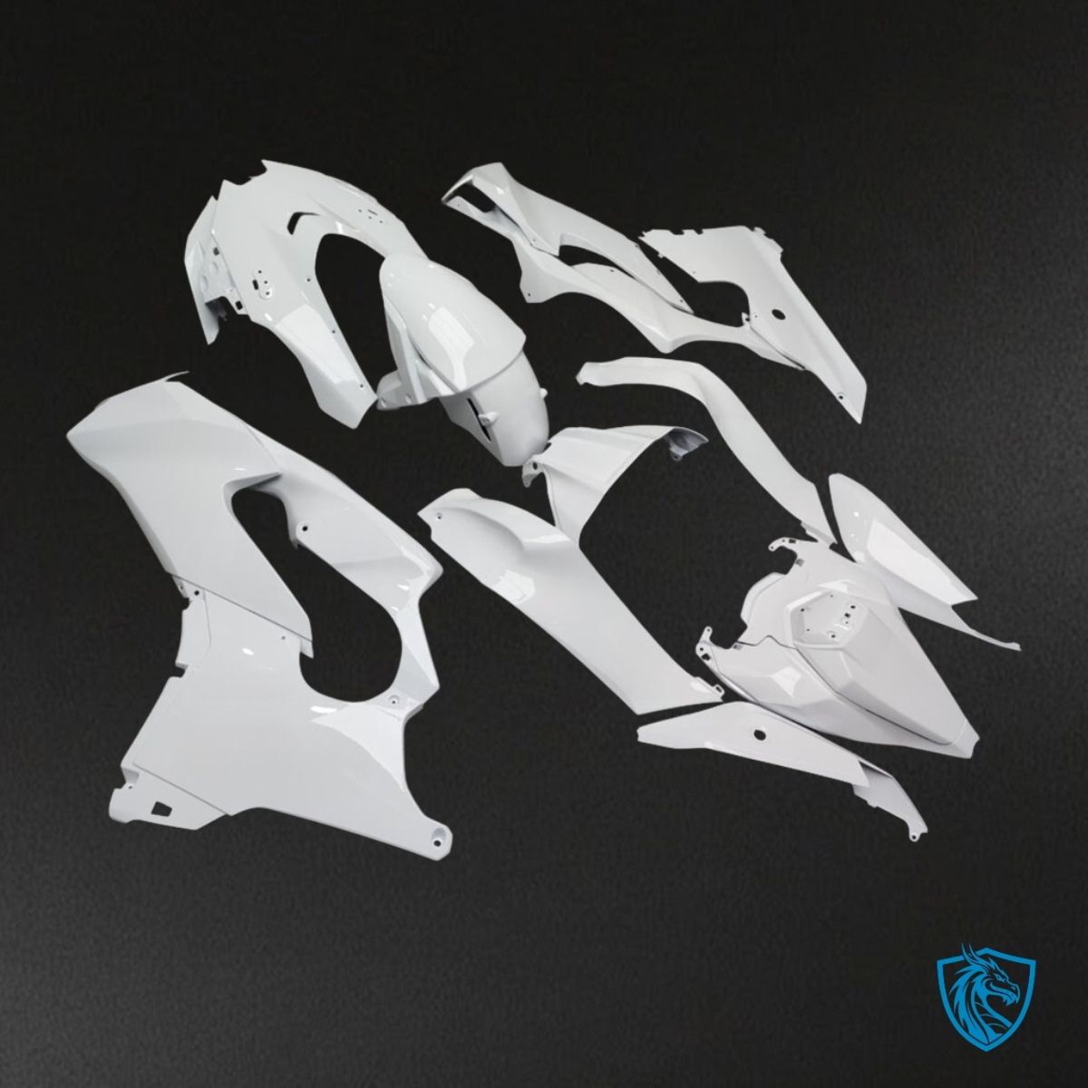 Kawasaki ZX10R (2021-2025) Gloss White - Custom ABS Fairing Kit
