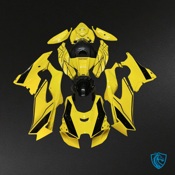 Kawasaki ZX10R (2021-2025) Gloss Yellow & Black - MERGEment Motorcycle Fairings Kit