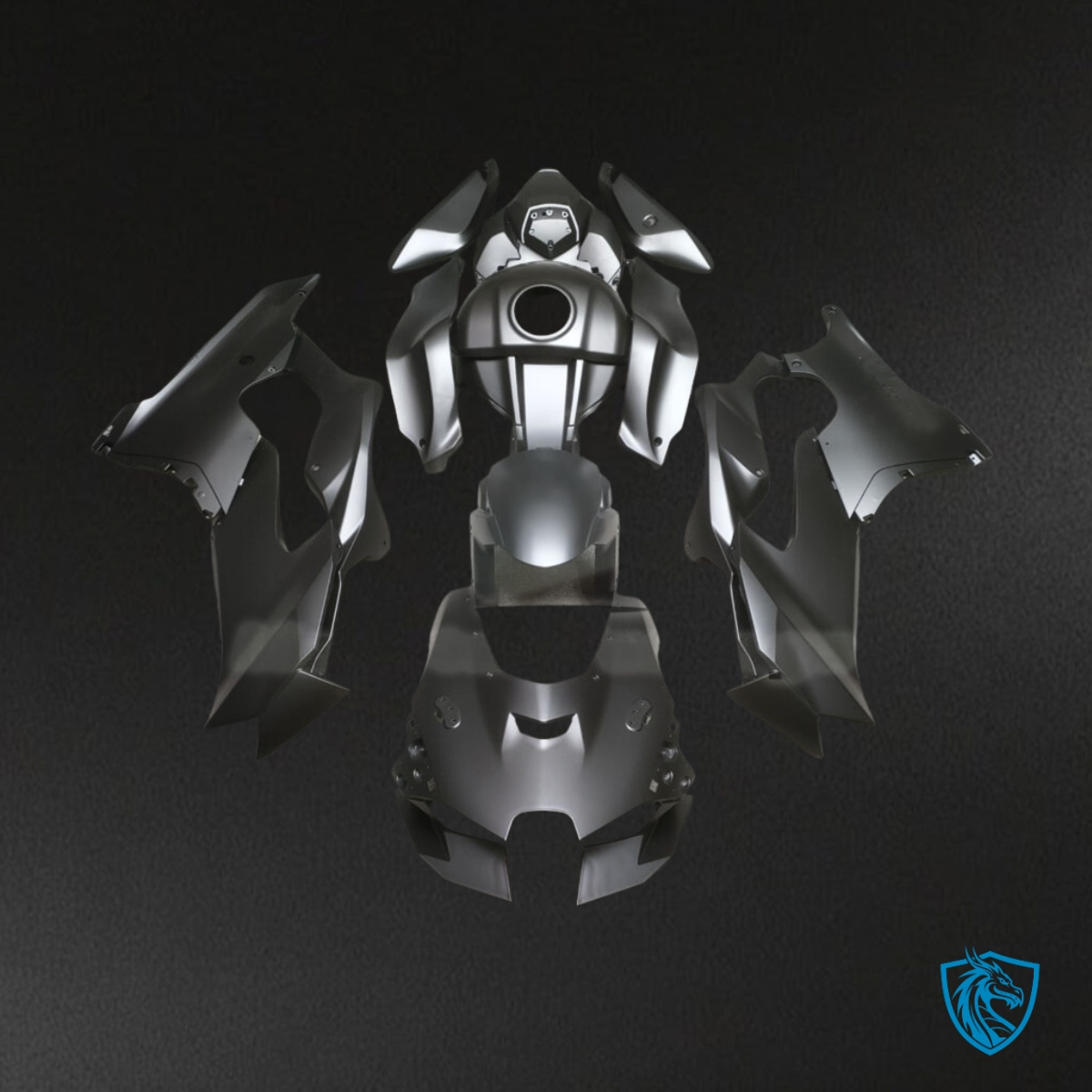Kawasaki ZX10R (2021-2025) Gloss Black - Custom ABS Fairing Kit