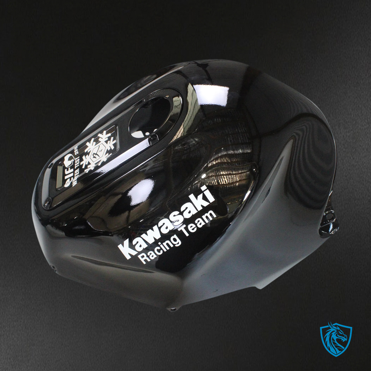 Kawasaki ZX12R (2000-2001) Black & White Logo - Fairing Kit