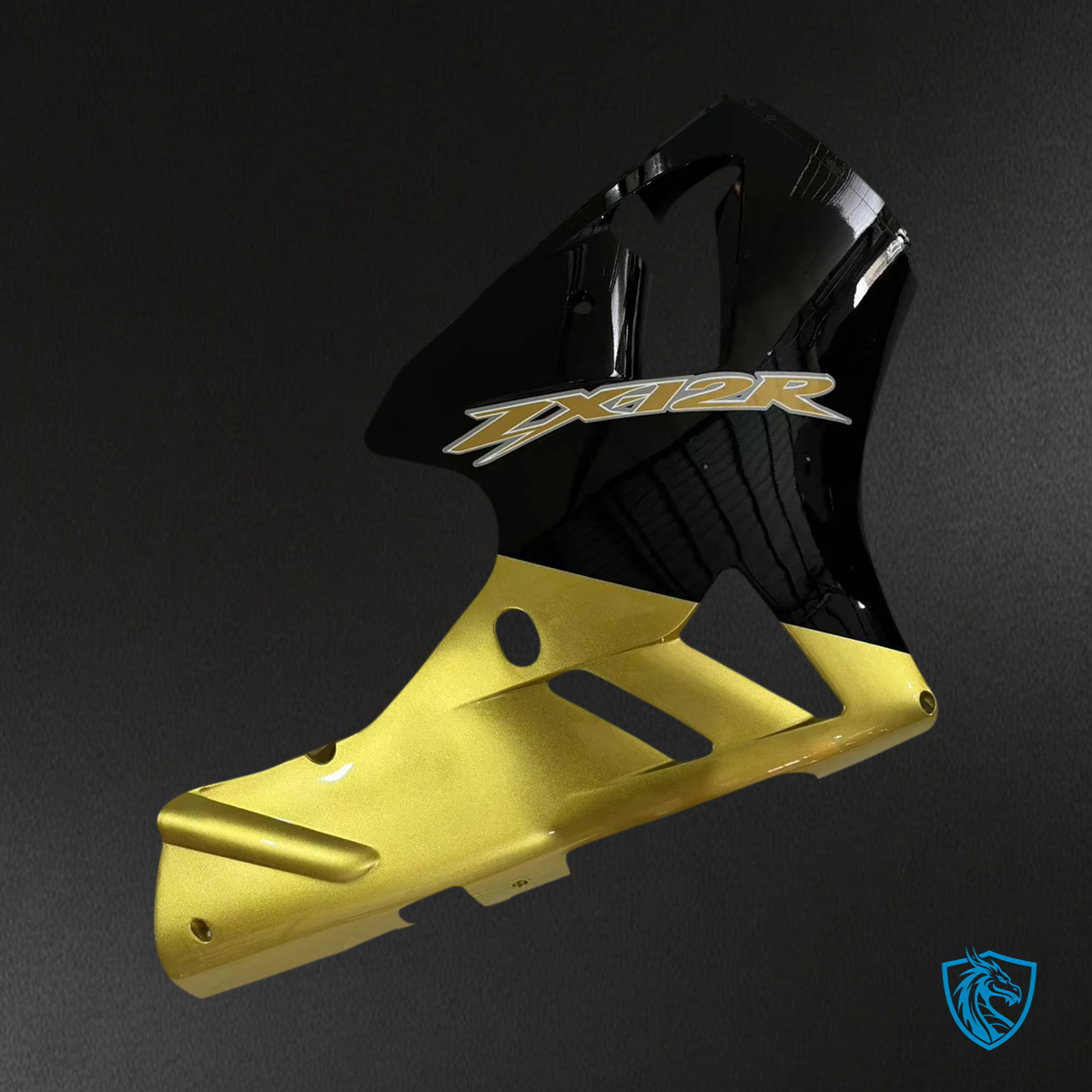 Kawasaki ZX12R (2000-2001) Black & Gold - Fairing Kit